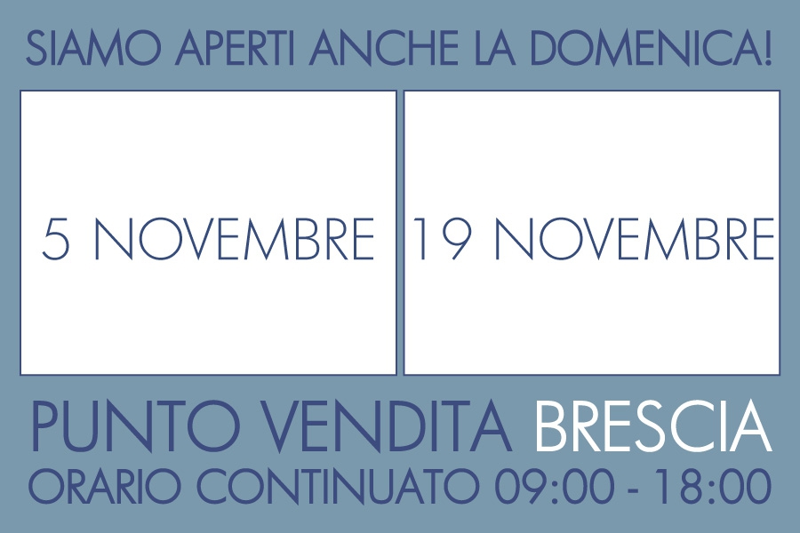slide APERTURE STRAORDINARIE BRESCIA