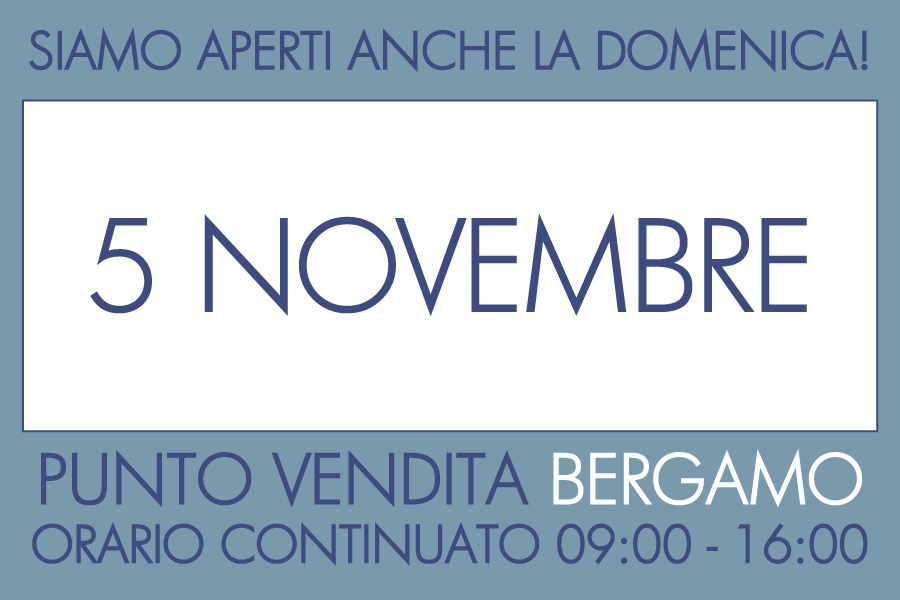 slide APERTURE STRAORDINARIE BERGAMO