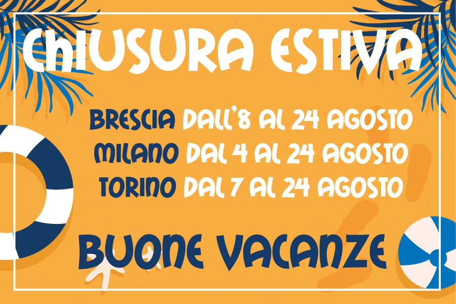 slide CHIUSURA ESTIVA