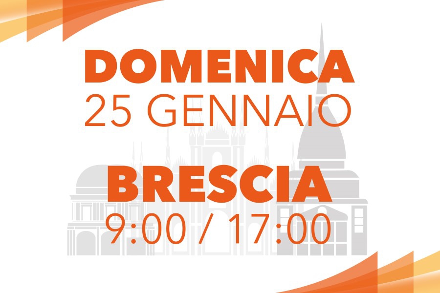 slide DOMENICA 25 GENNAIO BRESCIA