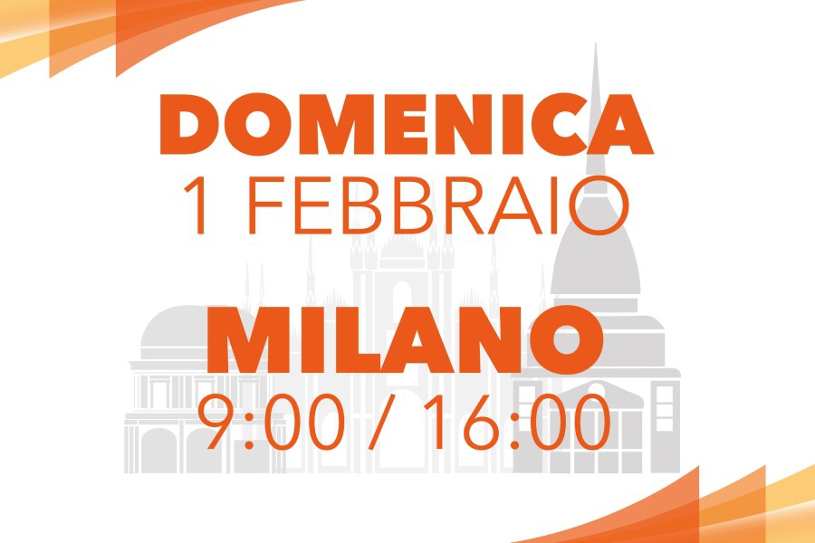 slide DOMENICA 1 FEBBRAIO MILANO