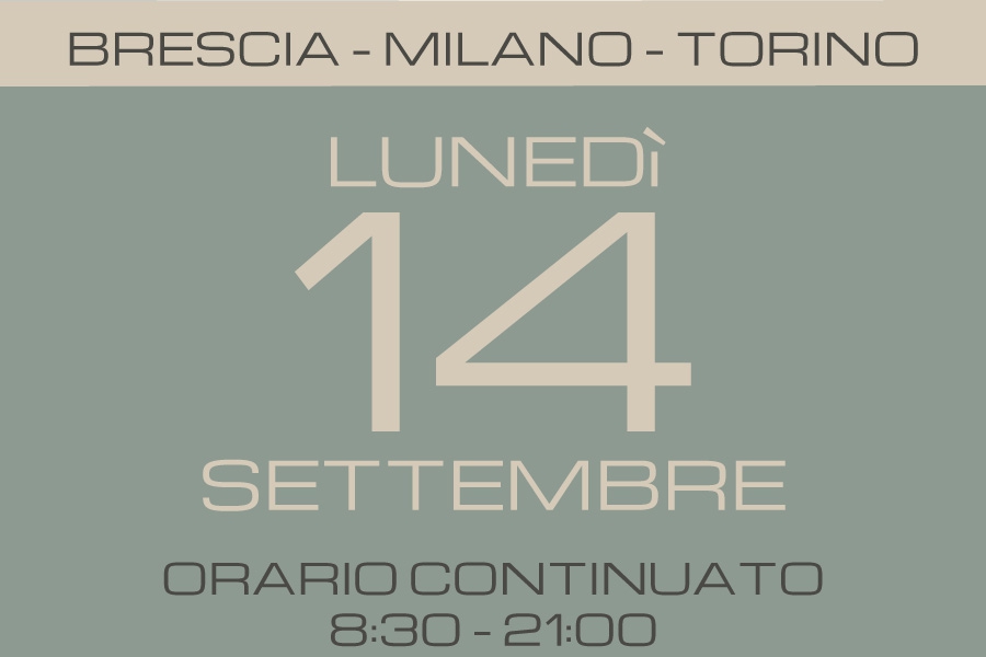 slide BS MI TO LUNEDI' 14 SETTEMBRE