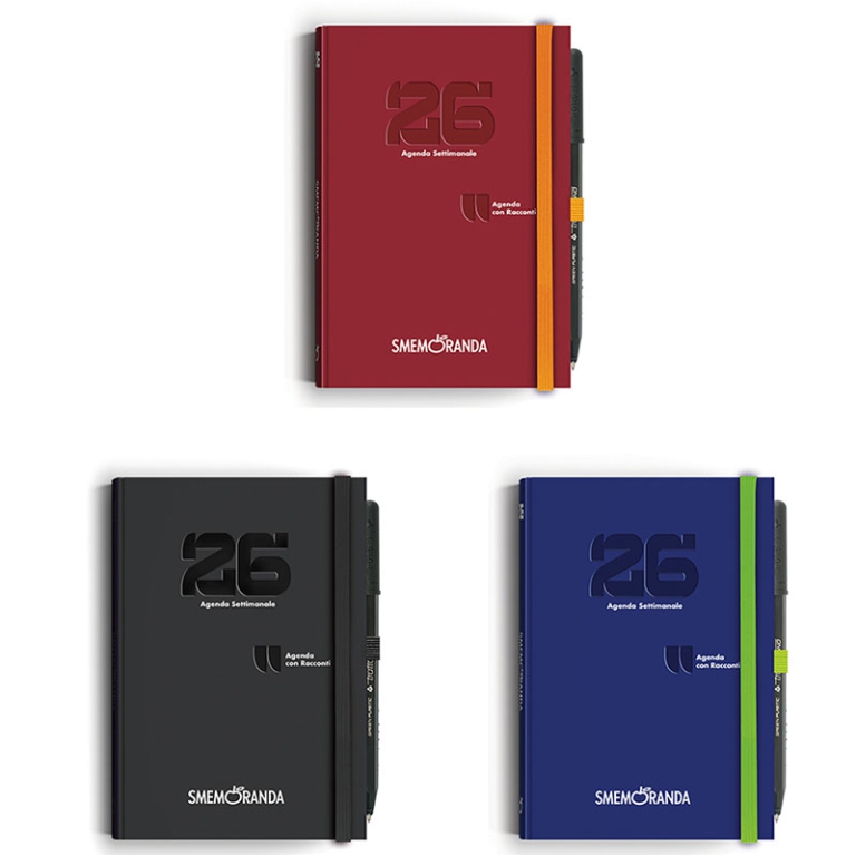 AGENDA SETTIMANALE 15X21 12MESI SMEMORANDA RACCONT