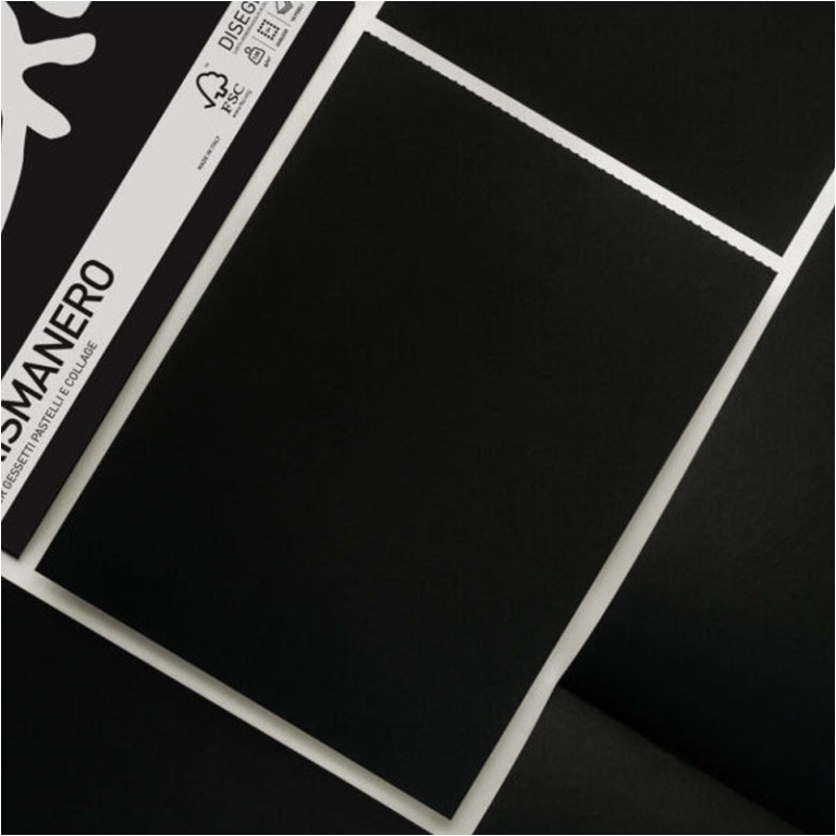 ALBUM 24X33 NERO 10 FOGLI 128GR 20PZ 5
