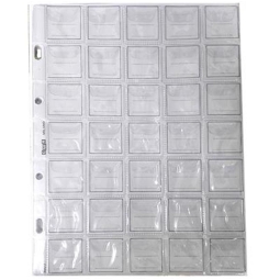 BUSTE PER MONETE 35 POSTI FORMATO 18X23,5CM 10PZ