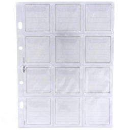 BUSTE PER MONETE 12 POSTI FORMATO 18X23,5CM 10PZ