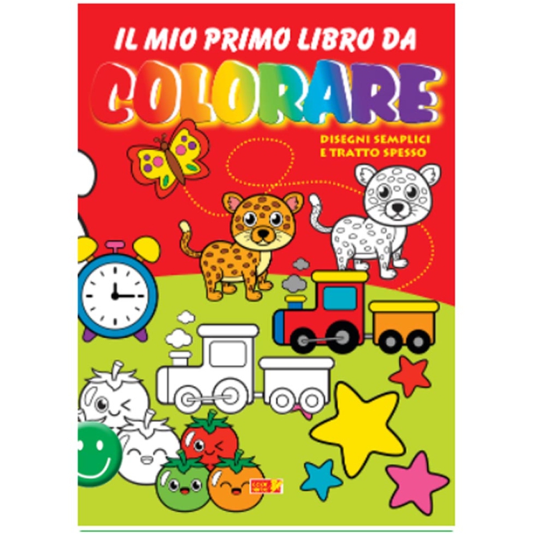 LIBRO DA COLORARE PRIMO  LIBRO 80PG V.4,90