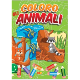 LIBRO DA COLORARE COLORO GLI ANIMALI 64PG V.4,90