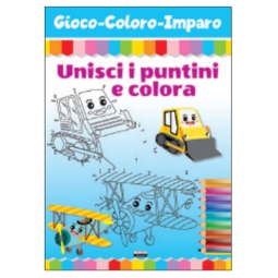 LIBRO DA COLORARE UNISCI I PUNTINI 16PG V.1,90