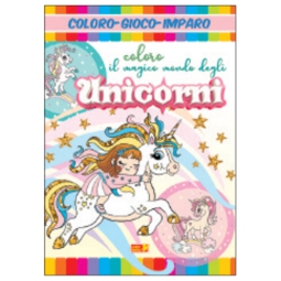 LIBRO DA COLORARE MAGICO MONDO UNICORNI V.1,90