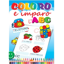 LIBRO DA COLORARE COLORO E IMPARO ABC 32PG V.2,60