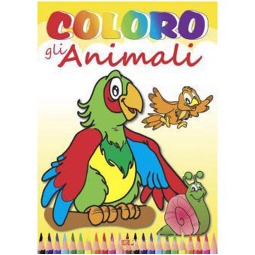 LIBRO DA COLORARE COLORO GLI ANIMALI 32PG V.2,60