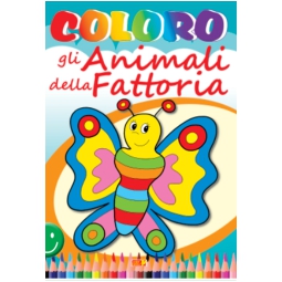 LIBRO DA COLORARE ANIMALI FATTORIA 32PG V.2,60