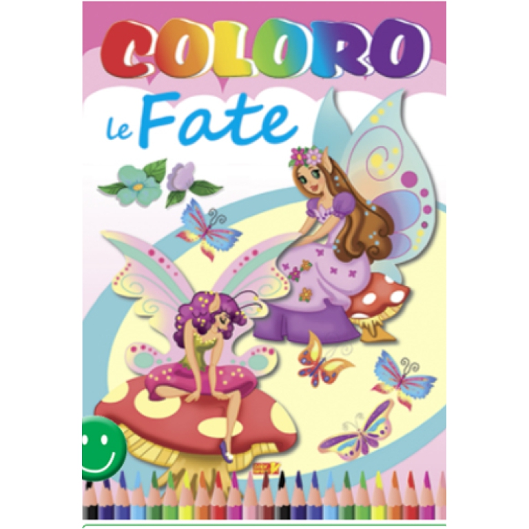 LIBRO DA COLORARE LE FATE 32PG V.2,60