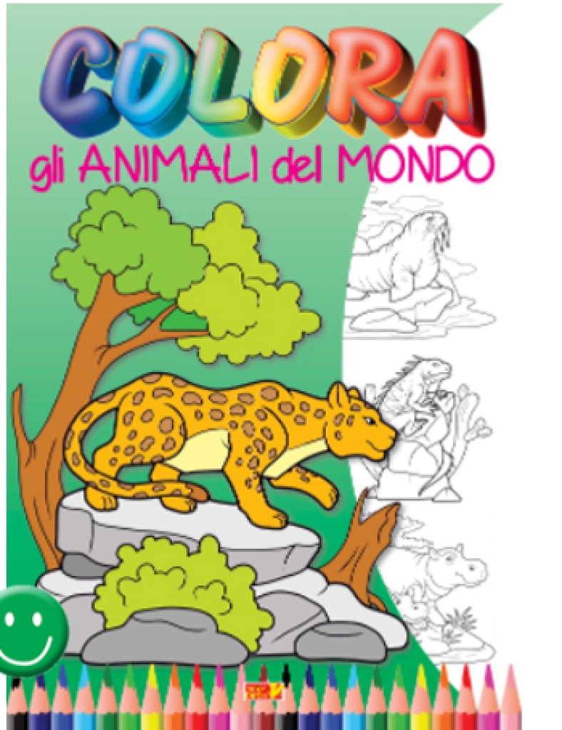 LIBRO DA COLORARE ANIMALI DEL MONDO 32PG V.2,60: vendita ingrosso con  consegna veloce