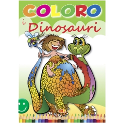 LIBRO DA COLORARE COLORO I DINOSAURI 32PG V.2,60