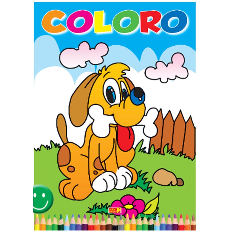 LIBRO DA COLORARE COLORO! CANE 32PG V.2,60