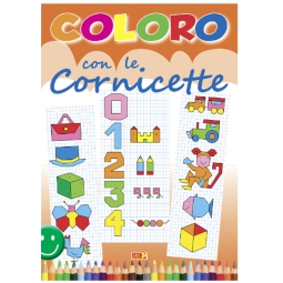 LIBRO DA COLORARE COLORO LE CORNICETTE 32PG V.2,60