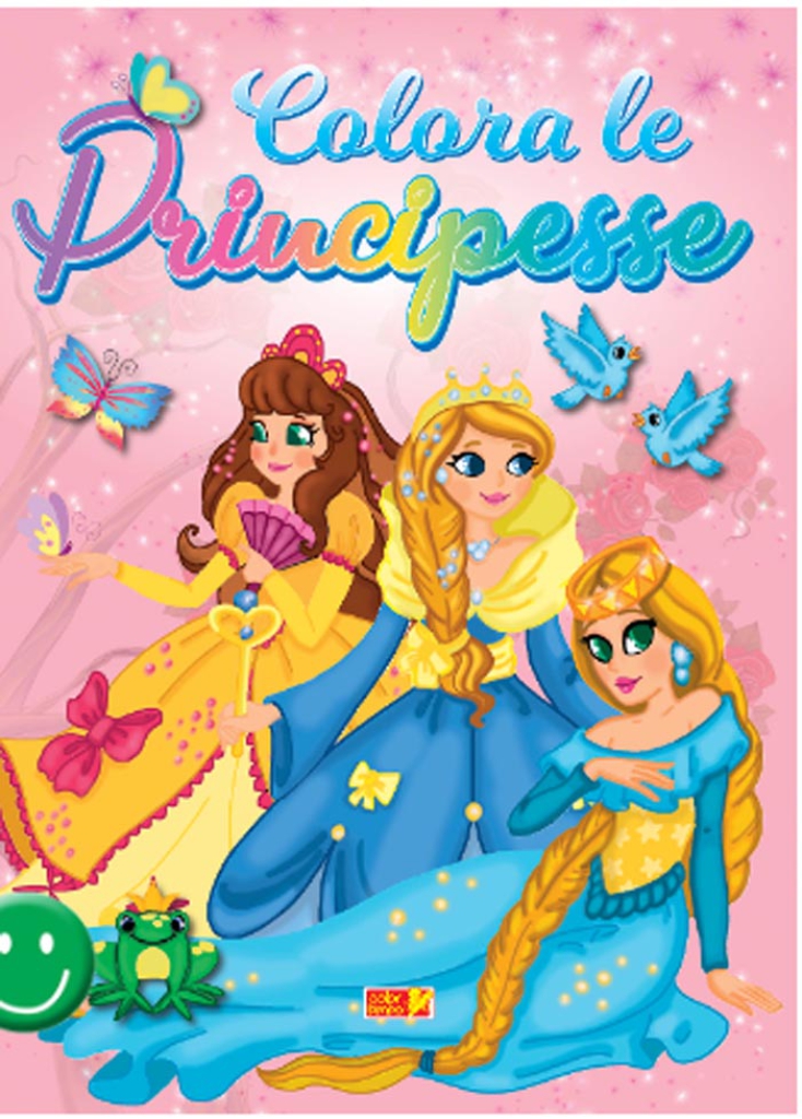 LIBRO DA COLORARE COLORO PRINCIPESSE 64PG V.4,90: vendita ingrosso con  consegna veloce