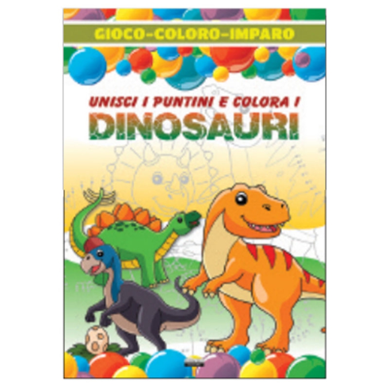 LIBRO DA COLORARE COLORO I DINOSAURI V.1,90