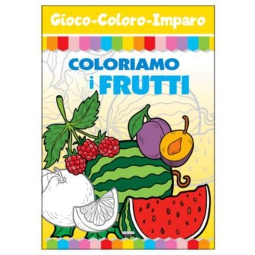 LIBRO DA COLORARE COLORIAMO I FRUTTI 16PG V.1,90