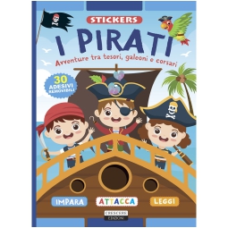 LIBRO STICKERS I PIRATI  24PG V.4,90