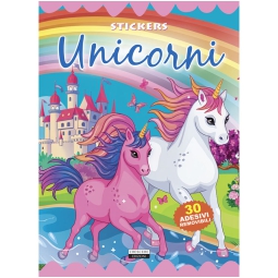 LIBRO STICKERS UNICORNI  24PG V.4,90