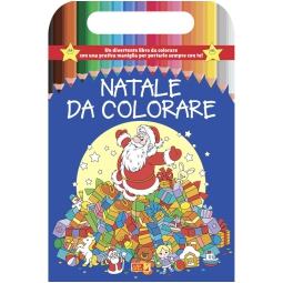 LIBRO DA COLORARE NATALE C/MANIGLIA 96PG V.4,90