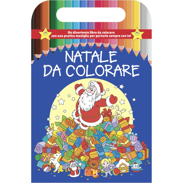 LIBRO DA COLORARE NATALE C/MANIGLIA 96PG V.4,90