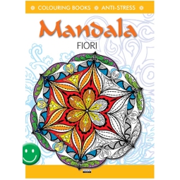 LIBRO DA COLORARE MANDALA FIORI 64PG V.4,90