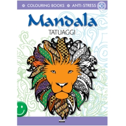 LIBRO DA COLORARE MANDALA TATTOO 96PG V.4,90