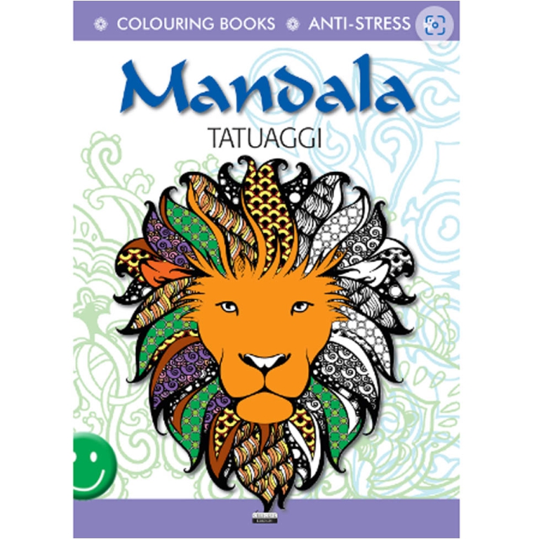 LIBRO DA COLORARE MANDALA TATTOO 96PG V.4,90