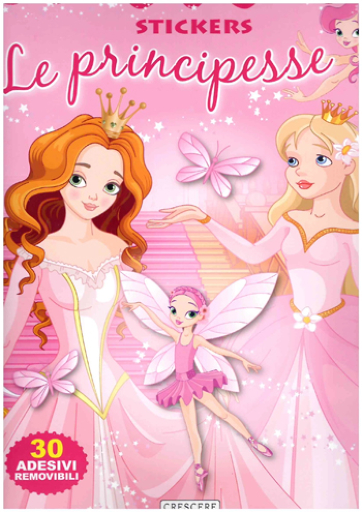 LIBRO DA COLORARE STICKERS PRINCIPESSE 24PG V.4,90: vendita ingrosso con  consegna veloce