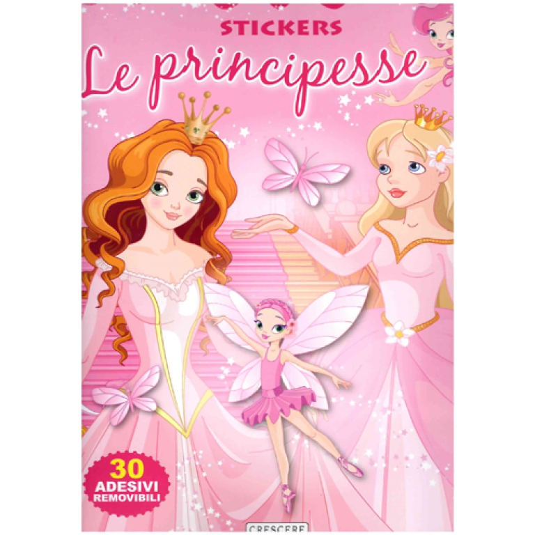 LIBRO DA COLORARE STICKERS PRINCIPESSE 24PG V.4,90