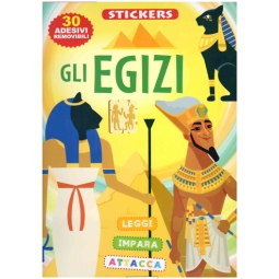 LIBRO DA COLORARE STICKERS EGIZI 24PG V.4,90