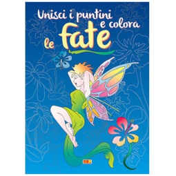 LIBRO DA COLORARE UNISCI PUNTINI FATE 96PG V.4,90