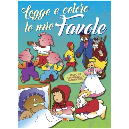 LIBRO DA COLORARE E LEGGERE LE FAVOLE 96PG V.4,90