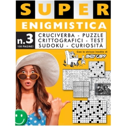 LIBRO SUPER ENIGMISTICA  NUMERO 3 V.4,90 CON MATITA