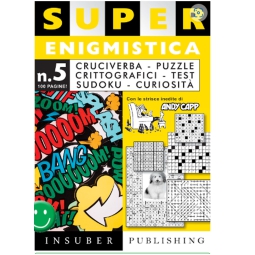 LIBRO SUPER ENIGMISTICA  N.5 V.4,90 CON MATITA