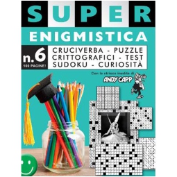 LIBRO SUPER ENIGMISTICA  N.6 V.4,90 CON MATITA