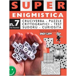 LIBRO SUPER ENIGMISTICA  N.7 V.4,90 CON MATITA