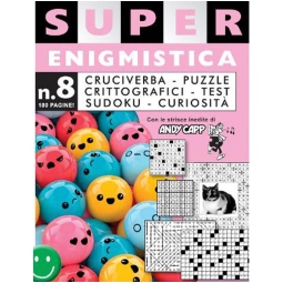 LIBRO SUPER ENIGMISTICA  N.8 V.4,90 CON MATITA