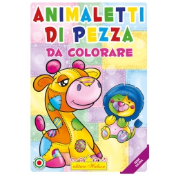 LIBRO COLORARE ANIMALETTI DI PEZZA V.3,00