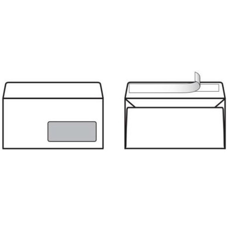 BUSTE ADESIVO 16X23 FINESTRA 500PZ APERTURA LATO LUNGO 2