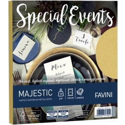 BUSTE PERLATE 10PZ ORO   17X17 SPECIAL EVENTS