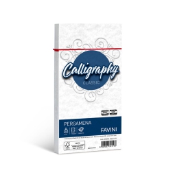 BUSTE CALLIGRAPHY 25PZ BIANCO PERGAMENA 11X22