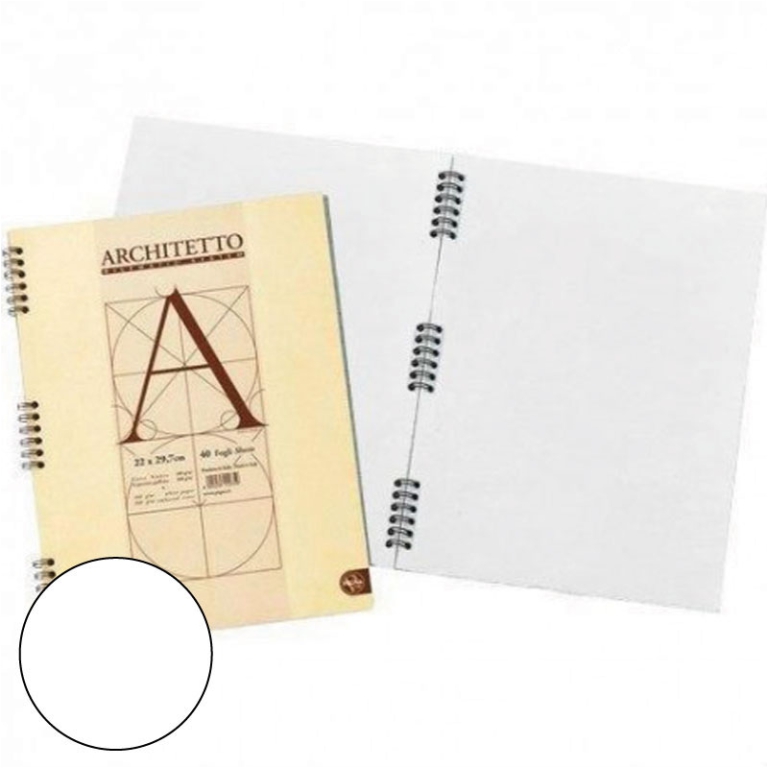 MAXI SPIRALE BIANCO 100GR 40FG 10PZ ARCHITETTO