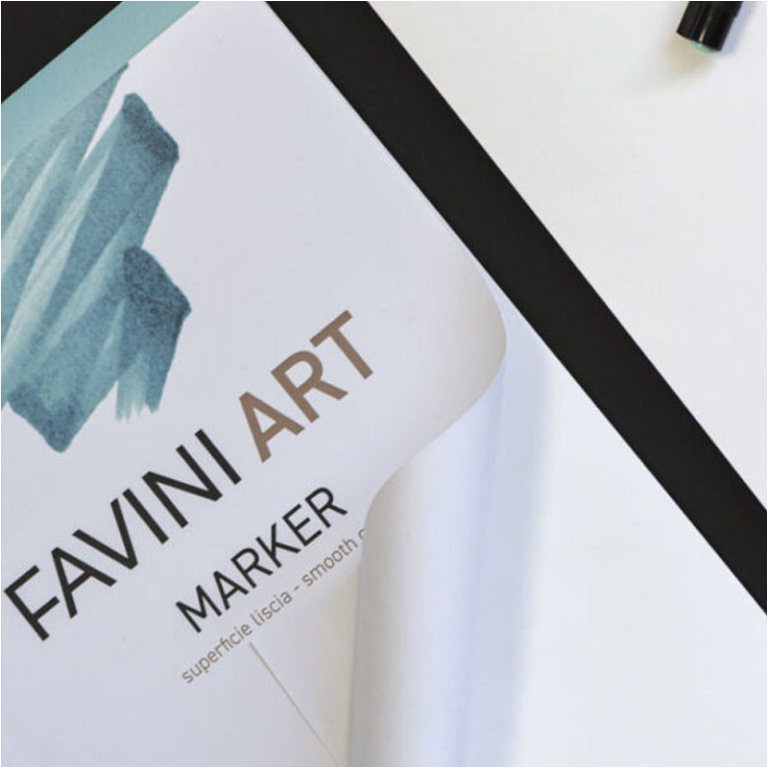 FAVINI ART BLOCCO MARKER A4 70GR 50FG 3
