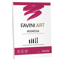 FAVINI ART BLOCCO MIXMEDIA A4 250GR 20FG