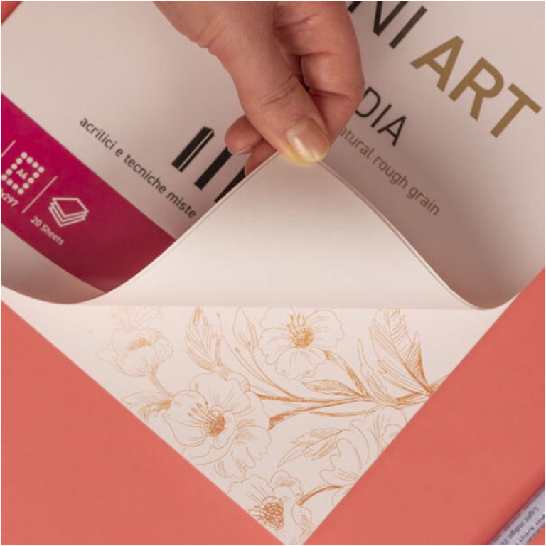 FAVINI ART BLOCCO MIXMEDIA A4 250GR 20FG 3